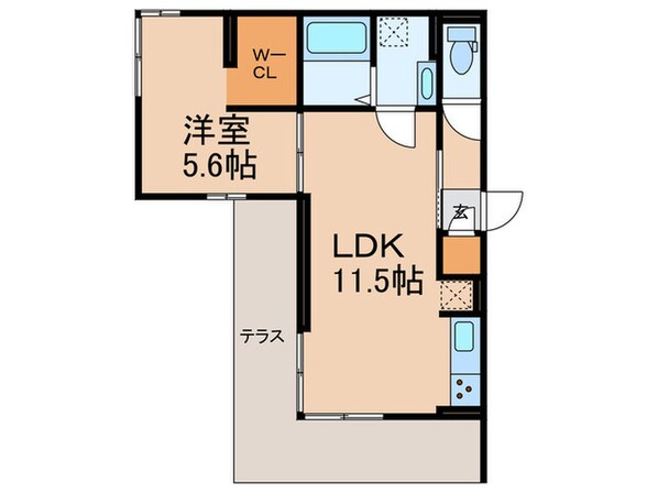 仮）ルミナス空港東の物件間取画像